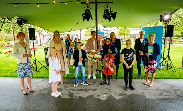 Koningin Máxima bij viering successen muziekonderwijs in Zuid-Holland en Zeeland